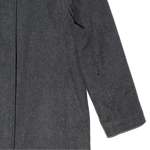 NWOT PENDLETON Women’s Gray Wool Zip And Snap front Overcoat Size Small - Picture 4 of 8